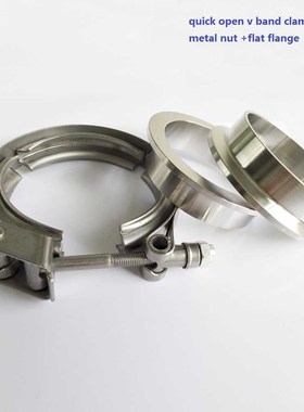 3.0 inch quick release v band clamp with   flanges set in 30