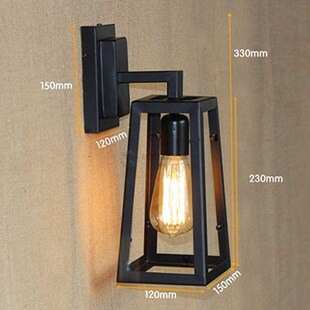 Indoor outdoor industrial led wall lights vintage lighting f
