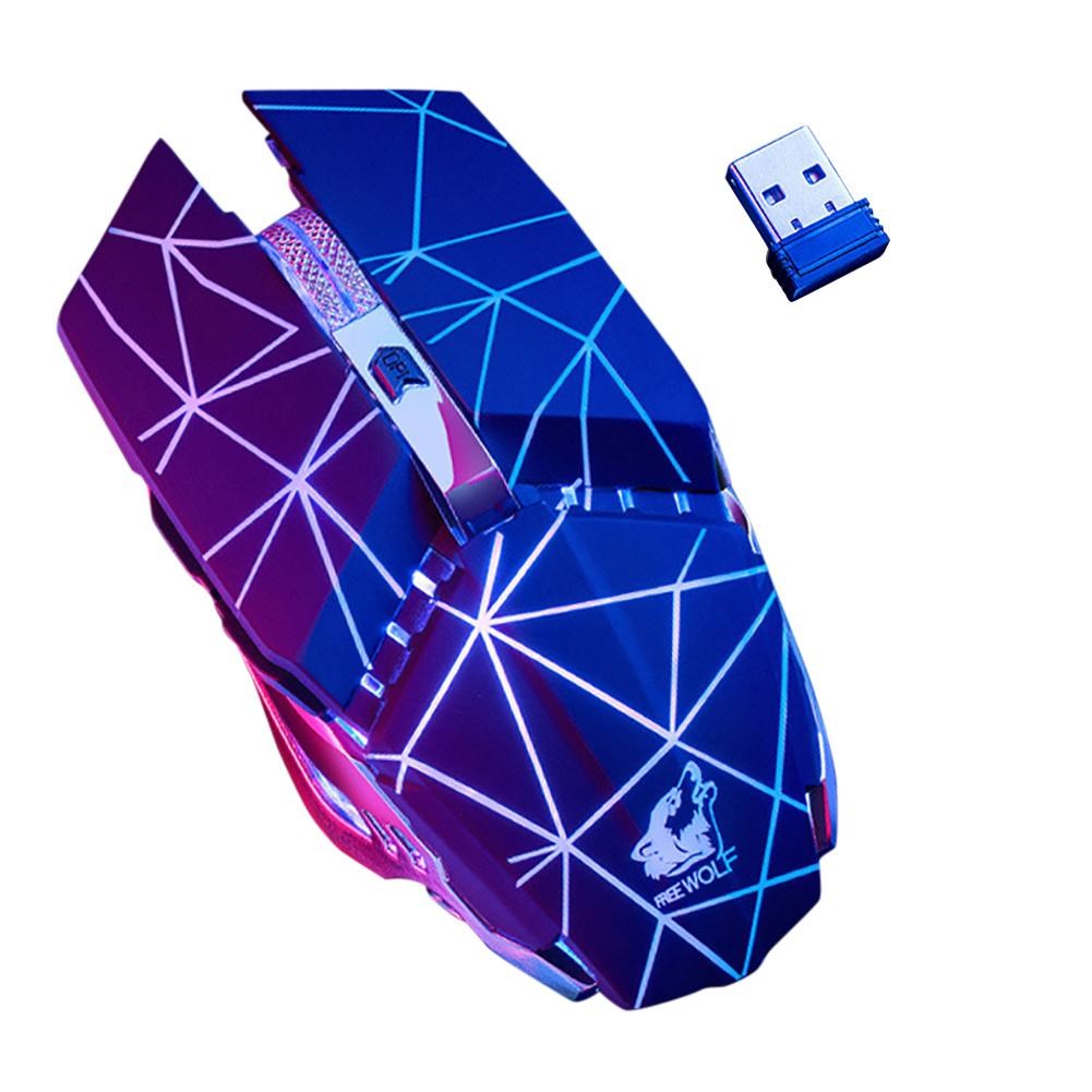 Free Wolf X11 Ergonomic 2.4G 2400DPI Stylish Automatic Conne