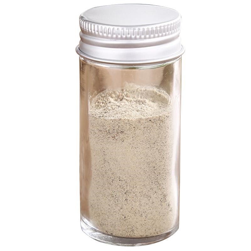 Transparent Glass Spice Jar Reusable Salt Pepper Seasoning B