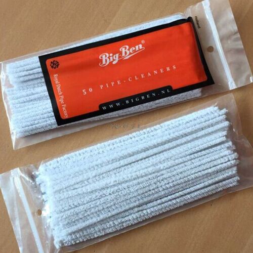 50pcs/Pack  For Smoking Tobacco Pipe Cleaning Rod Tool Conve