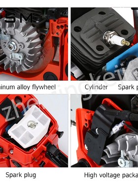 High-Power Chain Saw Gasoline Logging Household Portable Cha