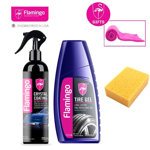 Crystal Cerac  Coating and  ire Shine Protectant Gel Kit Lon