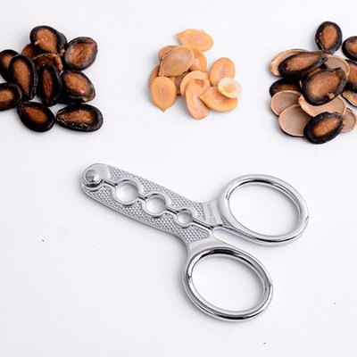Walnut Pine Nutcracker Seed Melon Cracker Kitchen Clamp Open