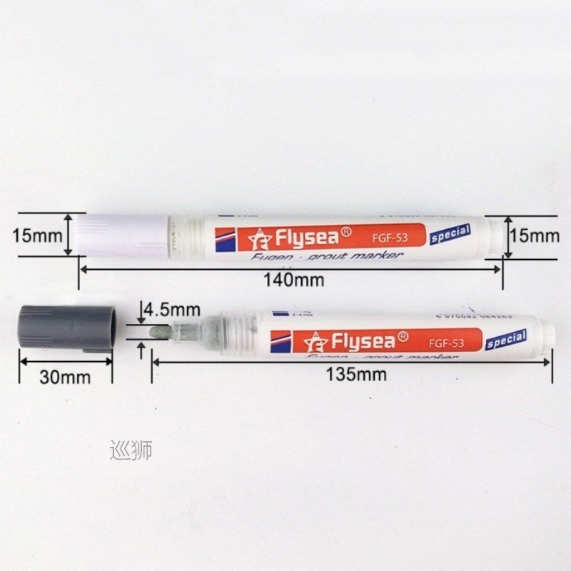 Tile White Mark Pen Gaps Repair Refill Grout Refresher Paint