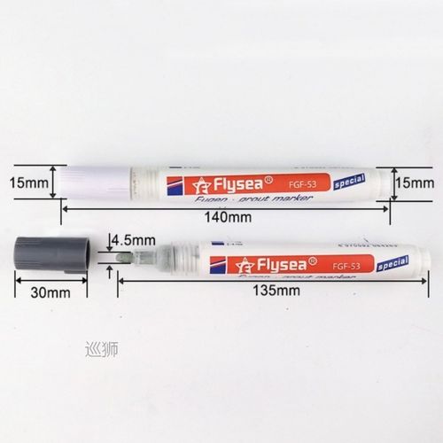 Tile White Mark Pen Gaps Repair Refill Grout Refresher Paint