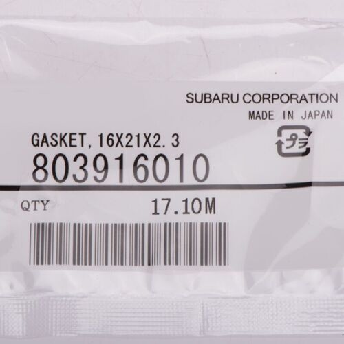 Set Washer 803916010 For Subaru 2011 18 6pcs Drain Crush Ga