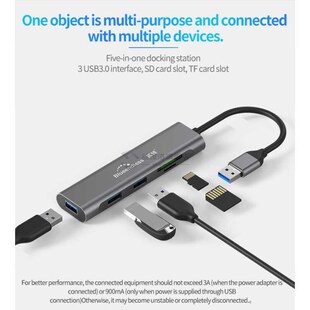 5/ 7 / 9 /10 In 1  C Laptop Docking Station SB 3.0 HDMI TF S