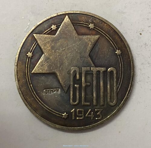 1943  PolAnd 20 MArk Jewish Ghetto CoinAGe Al