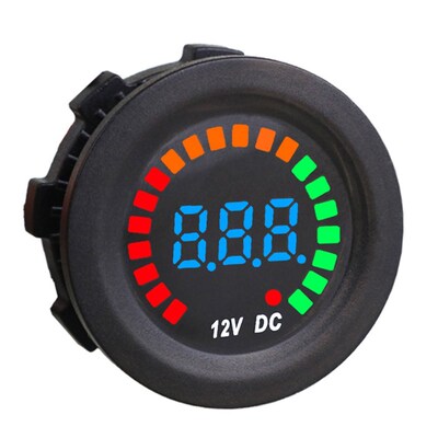 12V Car Motorcycle Waterproof LED Digital Panel Display Volt