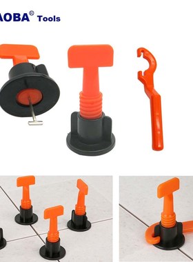 50 set Reusable Tile Leveling System for Flooring Wall Level
