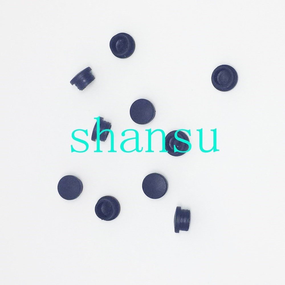 5mm soft rubber plug casing  plug rubber stopper head TPE p