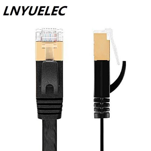 New 30m 100F  CA7 RJ45 Patch flat Ethernet LAN Network Cab