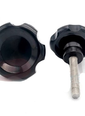 2Pcs M8 Stainless Steel Round ripple handle Screws Hand whee