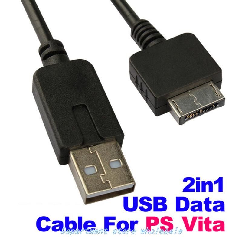 New 1.2M 2in1 For Playstation PS Vita USB Data Sync Power Ch图片