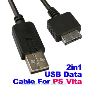 New 1.2M 2in1 For Playstation PS Vita USB Data Sync Power Ch