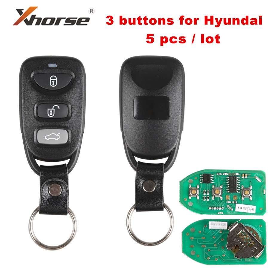 XKHY00EN VVDI2 for Hyundai Type Wired Universal Remote Key 3