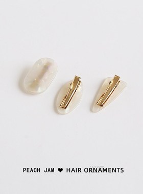 Simple merman hair clip bangs fashion side clip Japanese lov