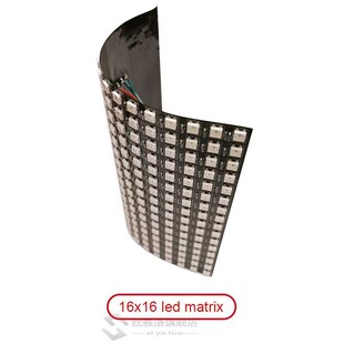 LED Matrix 16x16 DIY GyverLamp wifi lamp Bendable Digital Fl