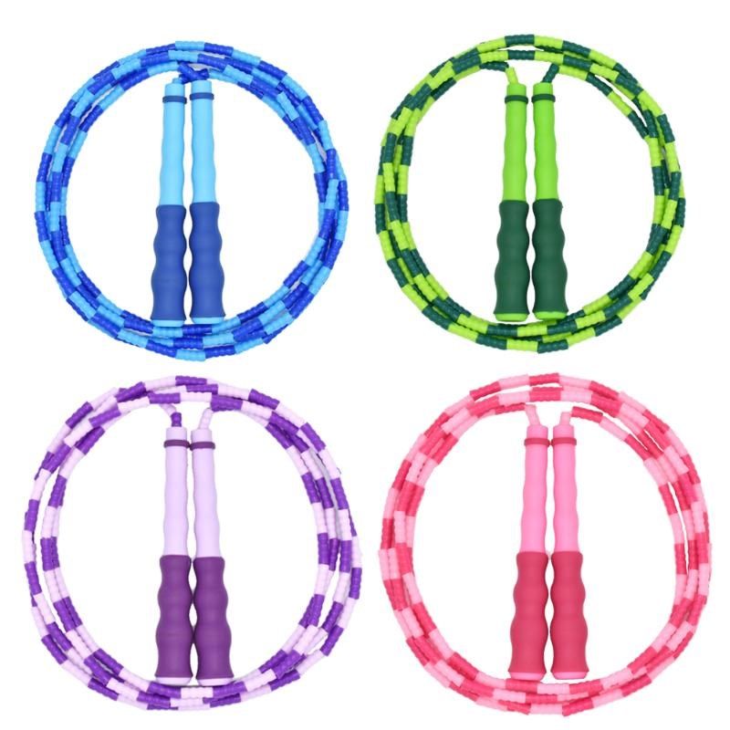 Bamboo Jump Rope Kids Non-slip Handle Skipping Rope Exercise