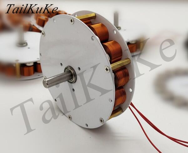 80W-100W Mini Disc Iron Core Generator Strong Magnetic Low S