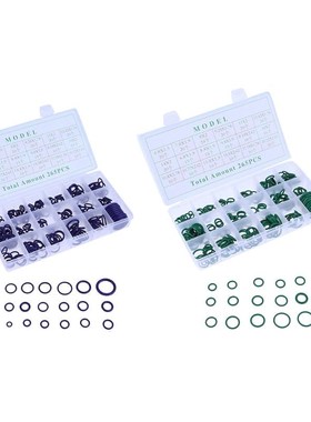 265pcs 18 Sizes Kit Air Conditioning Car Auto Vehicle HNBR O