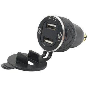 QC3.0 Dual USB Charger For BMW Motorcycle Triumph Tiger Duc