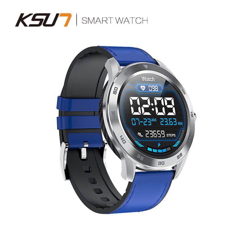 KSUN KSR909 Smart Watch IP68 Waterproof 1.3 Full Round HD Sc