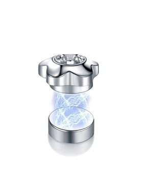 3Pcs/Set Fake Piercing Magnetic Stud Earings For Women Men