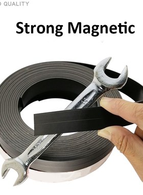 Strong Flexible Magnet Strip Self Adhesive Magnetic Tape Rub
