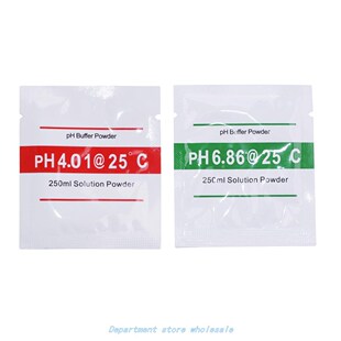 New 2 Bags PH Buffer Powder for PH Test Meter Measure Calibr