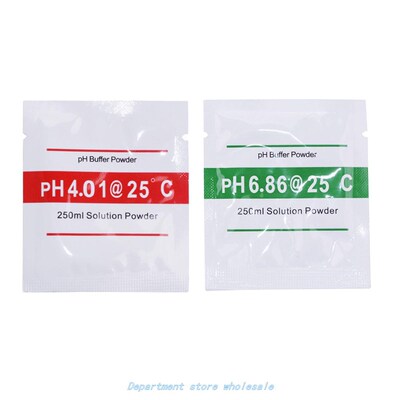 New 2 Bags PH Buffer Powder for PH Test Meter Measure Calibr