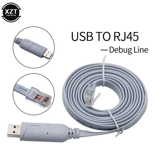 1.8m Pl2303ra USB Rs232 to RJ45 Console Cable for Cisco H3C