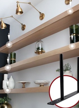 Invisible Concealed Shelf Support Double T-shaped Bracket St