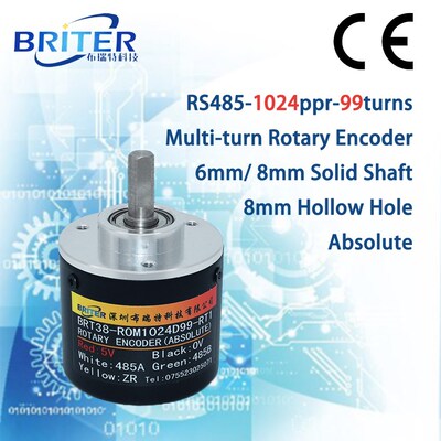 Multi-turn Megnetic Absolute Rotary Encoder RS485 1024ppr 99