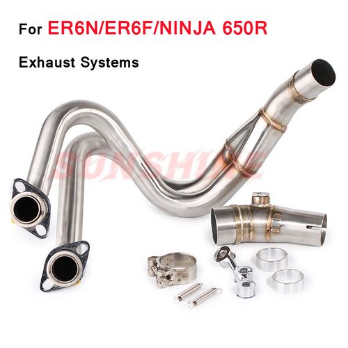 For ER6N ER6F NINJA 650R Exhaust Motorcycle Pitbike Full Sys