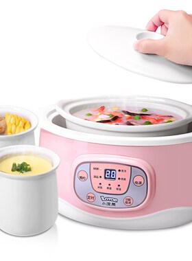 Ceracs Slow Cooker Water Stew Pot 2L 200W Smart Reservation