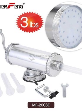 1.5kg / 3 lbs  manual sausage meat stuffer with suction cup