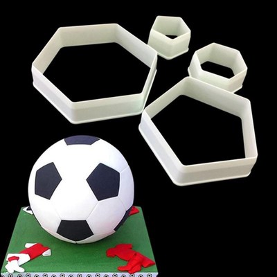 Sugarcraft Cake Molds Footbal Plastic Fondant Cake Mold Cutt