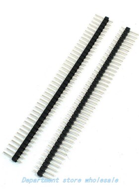 1x40 Pins Male 2.54 mm Pitch Single Row Pin Header Strip 10