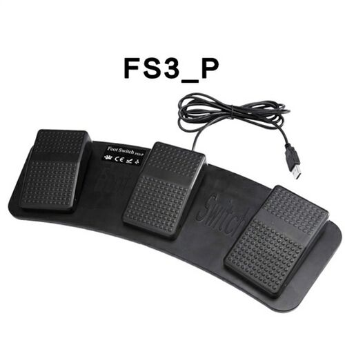 FS3 P USB three foot switch pedal control keyboard mouse PC - 封面