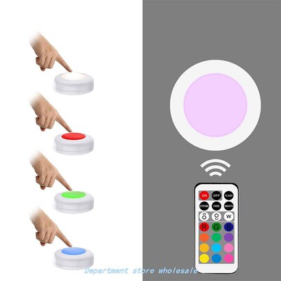 CABinEt AmBiEnt LiGht LED DoWnLiGht RGB 4W LAmp With REmotE