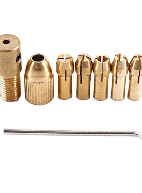 8-Piece 0.5-3mm Drill Chuck Collets Set of Quick Chuck for M
