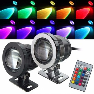 Waterproof RGB LED Flood Light Underwater Fountain Pool Pond