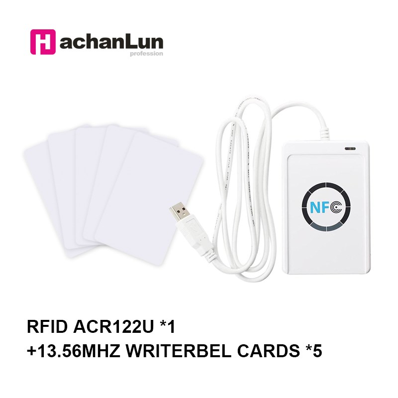 ACR122U Kit 13.56MHZ NFC Support ISO / IEC18092 Smart Chip