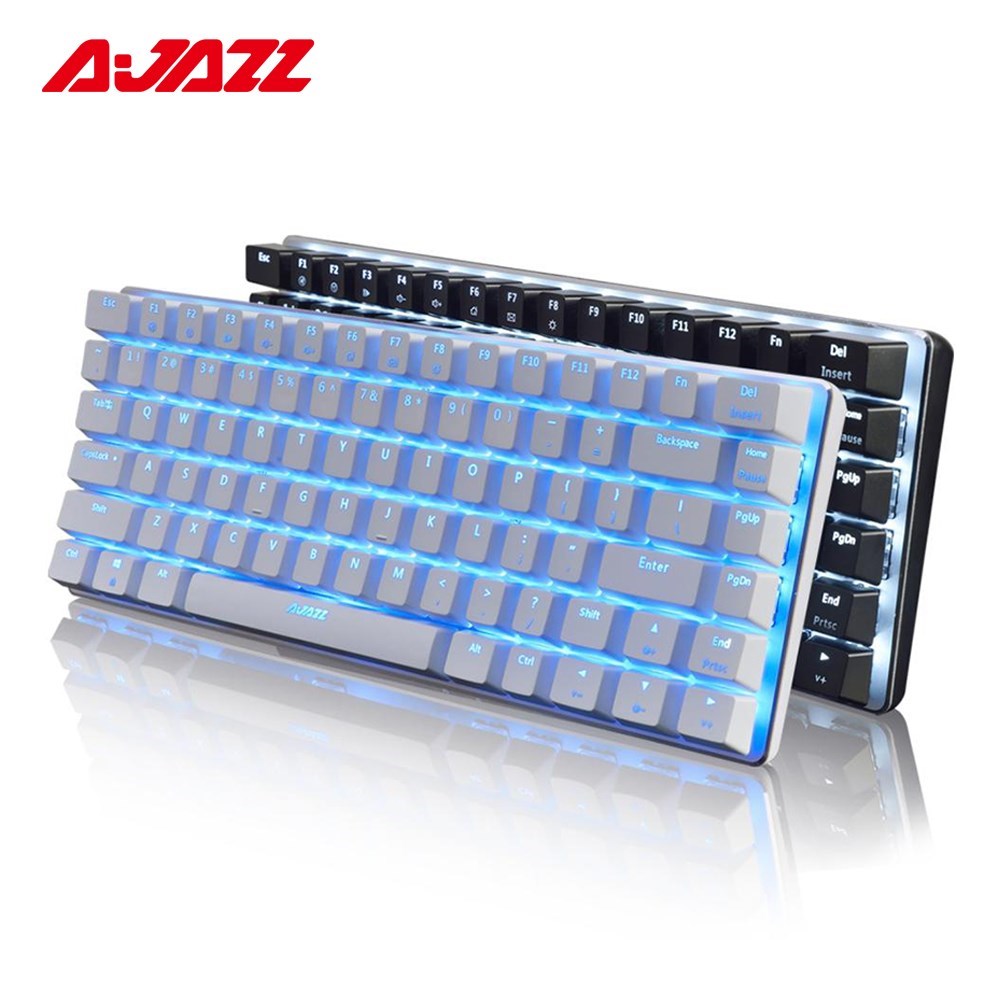 AK33 Wired Mechanical Gaming Keyboard 82 Key Blue Switch Eng