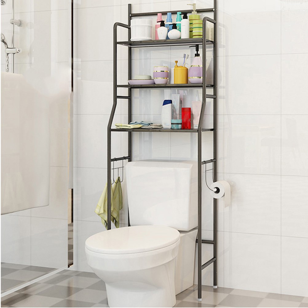 3 Tier Over the Toilet Storage Rack Space Saving Bathroom Ki