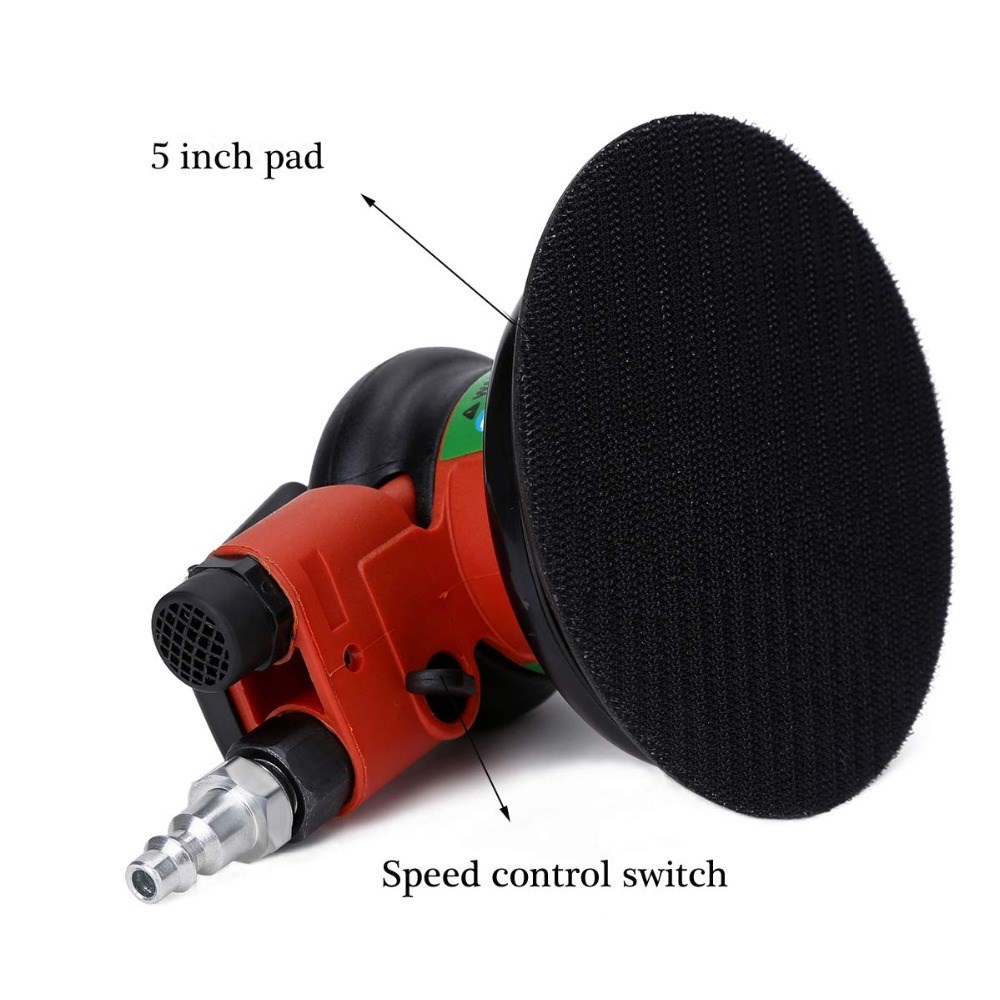 air random orbital palm sander polisher for 5inch 125mm pad