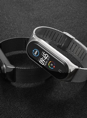 For Xiaomi Mi Band 5 Strap Miband 4 3 Metal Leather Bracele