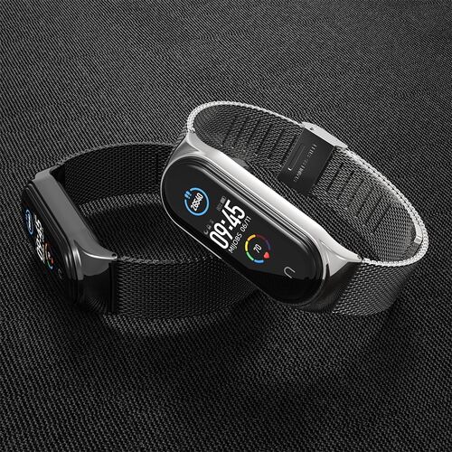 For Xiaomi Mi Band 5 Strap Miband 4 3 Metal Leather Bracele